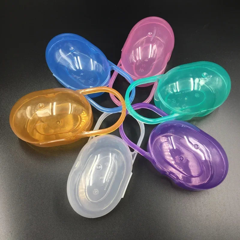 Useful Baby Nipple Pacifier Box Solid Pacifier Box Travel Storage Case Soother Safe Holder Pacifier PP Plastic Box