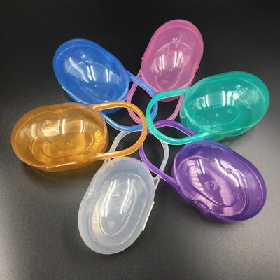 Useful Baby Nipple Pacifier Box Solid Pacifier Box Travel Storage Case Soother Safe Holder Pacifier PP Plastic Box
