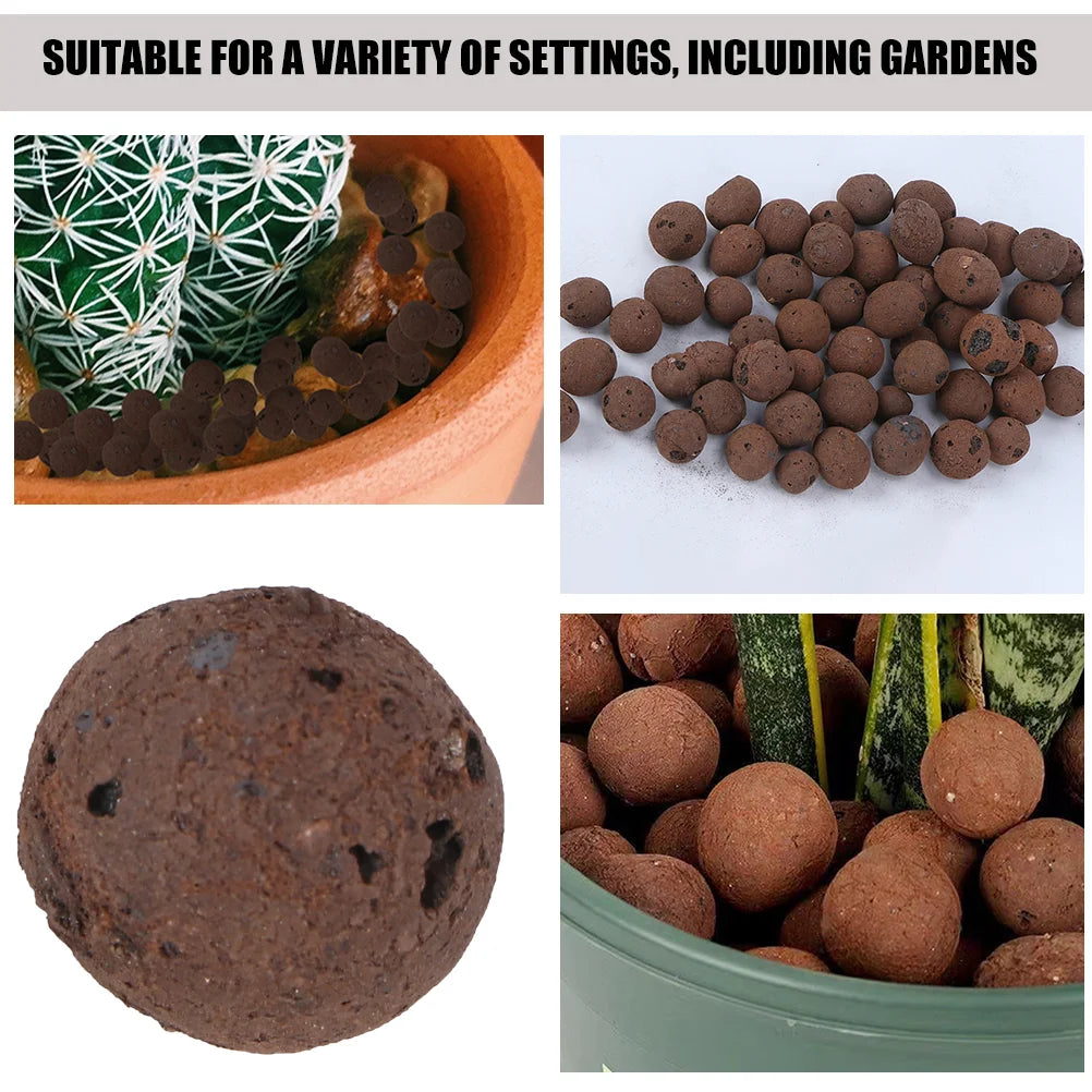 Succulent Soil Ceramsite Decorative Rocks for Indoor Plants Pebble Natural Clay Stones