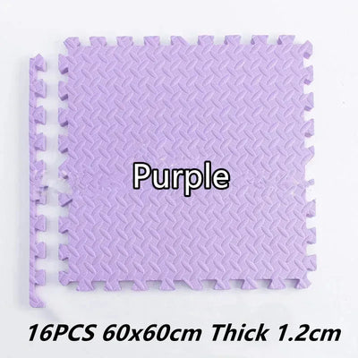 Tatame Puzzle Mat Thick 1.2cm Baby Game Mat 60x60cm Play Mats 16PCS Baby Play Mat Baby Activity Gym Game Mats Floor Mat Foot Mat