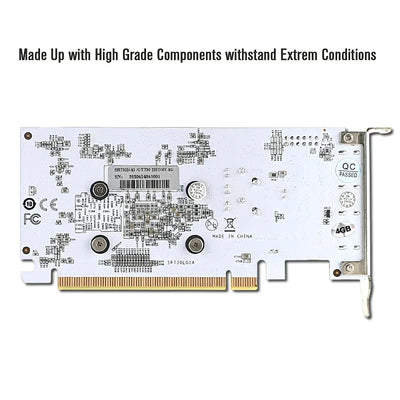 SONGREY GT730 4GB DDR3 2HDMI Graphics Card 2 Monitor Display  PCI-E2.0 16X ,Computer GPU, Low Profile GPU, 2Year Warranty