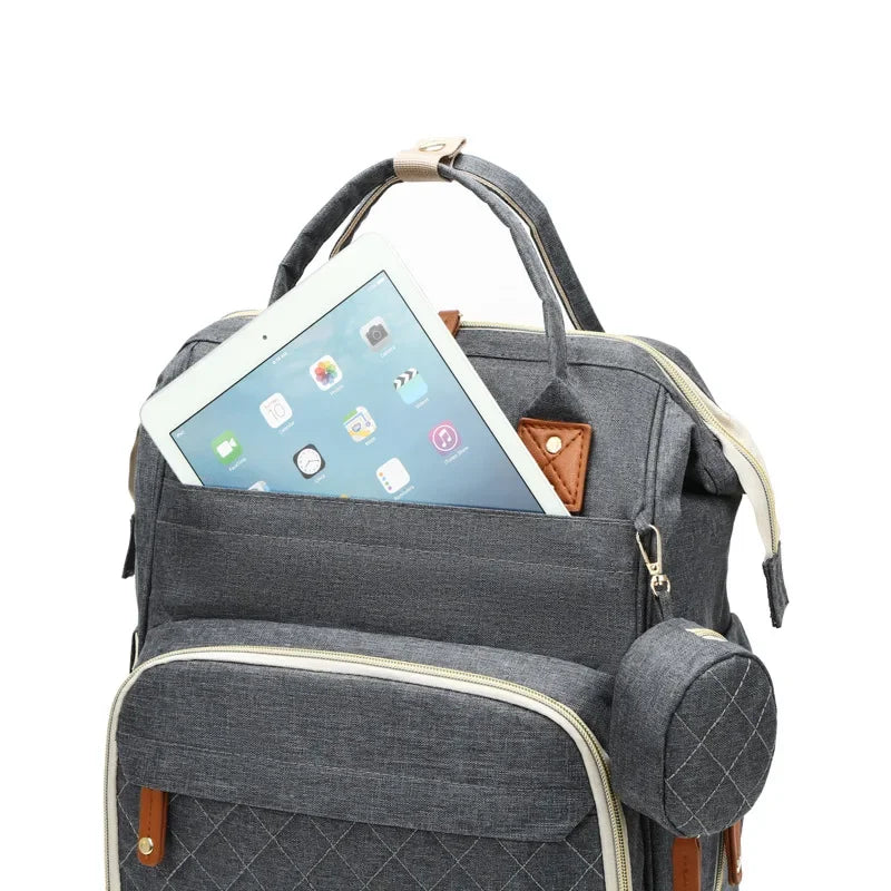 Portable Multi-functional Large Capacity Baby Stroller Bag Foldable Bed Bag for Mothers Outdoor Travel Storage Accessories