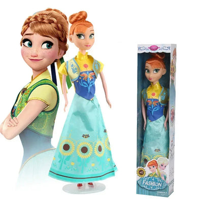 Disney Frozen 2 Elsa Anna Figure Princess Doll Toys Snow Queen Boys Girls Toys Elsa Dolls Clothes for Dolls