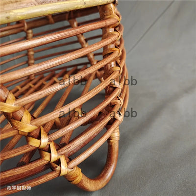 Newborn Photography Props Vintage rattan cradle Chair Prop Basket Container Photography Bed Newborn Photo Posing Prop Baby Crib