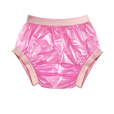 Reusable Plastic Panites Adult Baby Diaper Pants incontinence Underpants Diaper Cover PVC Panties