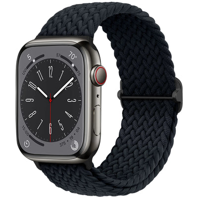 Braided Solo Loop For Apple watch band 45mm 44mm 40mm 49mm 38 41mm Elastic correa bracelet series 8 9 5 4 3 SE 6 7 Ultra 2 strap
