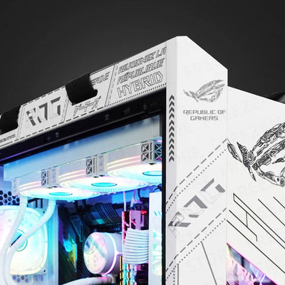 ROG Strix Helios Case Sticker ASUS GX601 Chassis Stickers Customized For Gamers DIY Decoration Computer Paper Cover ATX PC Strix