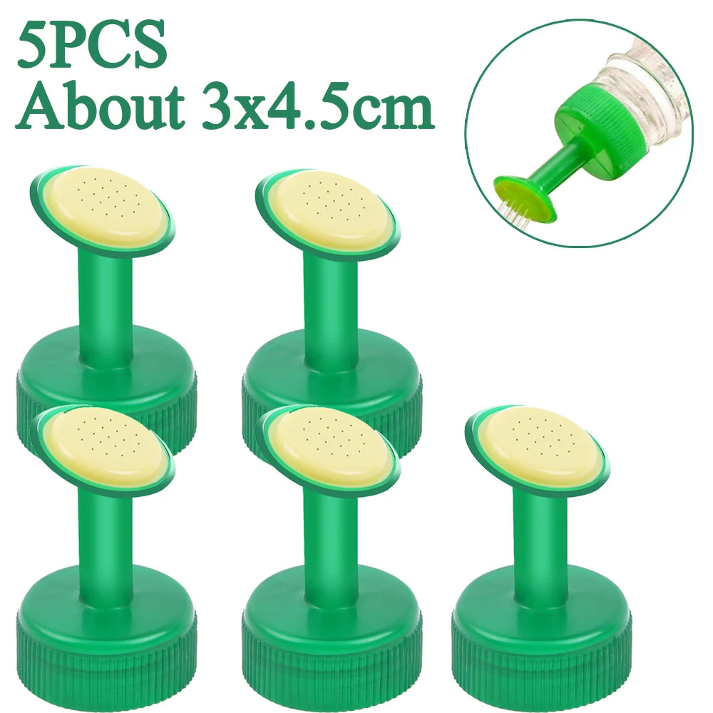 Bottle Cap Sprinkler Portable Plastic Plant Nozzles Garden Plant Watering Sprayers DIY Irrigation Head Indoor Outdoor Water Cans