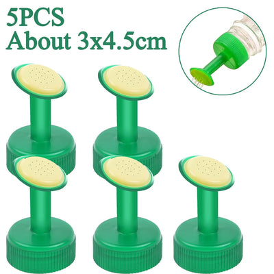Bottle Cap Sprinkler Portable Plastic Plant Nozzles Garden Plant Watering Sprayers DIY Irrigation Head Indoor Outdoor Water Cans