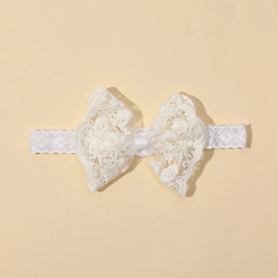 Headbands for Girl Soft Elastic Lace Bow Baby Girl Hair Band Children Turban Kids Headwear Hair Accessories for Newborn Infant