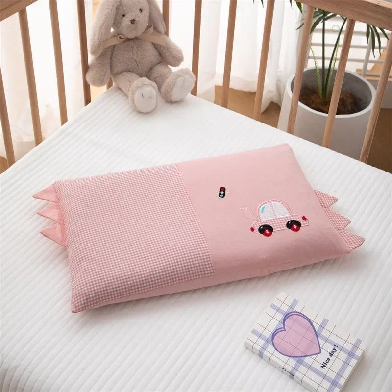Cartoon Pattern Children's Pillow Removable Washable Baby Pillow with Zipper Household Breathable Cotton Boys Girls Pillow