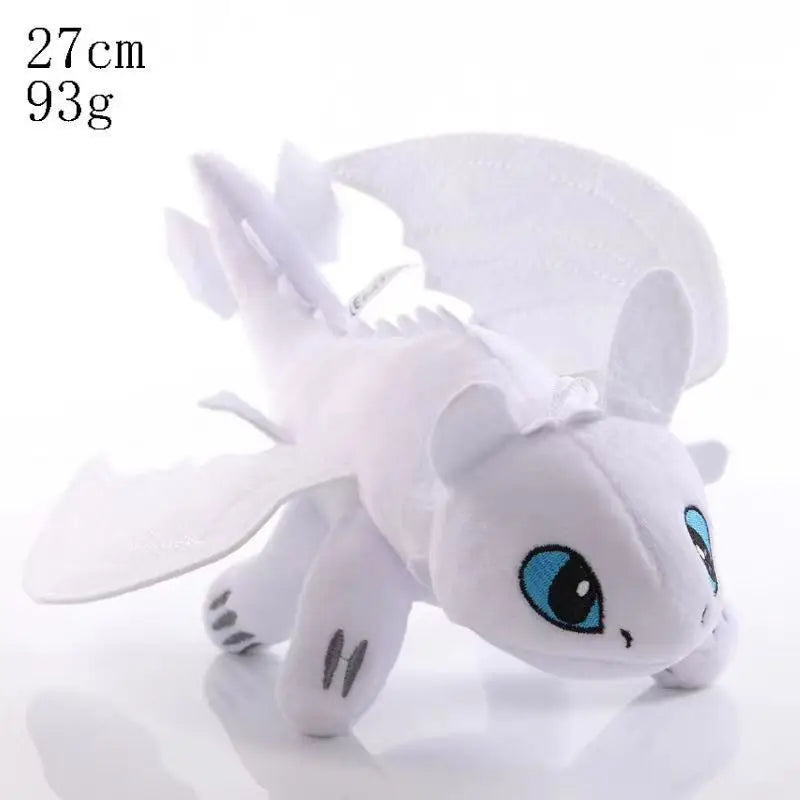 35/27cm Plushie Dragon Toys Kawaii White Black Dinosaurs Animal Stuffed Plush Toys Home Decor Boys Girls Birthday Xmas Gifts