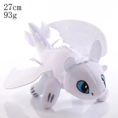 35/27cm Plushie Dragon Toys Kawaii White Black Dinosaurs Animal Stuffed Plush Toys Home Decor Boys Girls Birthday Xmas Gifts