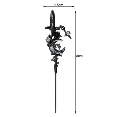 Novelty Star Moon Earring Elegant Fashion Dangle Stud For Daily Wear Earrings For Women Earrings Women's Earrings Jewelry
