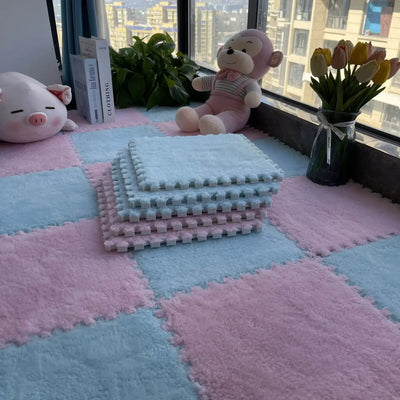 5-20pcs Foam Play Mat for Baby, Soft Non-Toxic Baby Playmat Solid Colored Foam Puzzled Floor Mats, Baby Play Mat Exercise Mats
