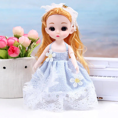 Mini multi-joint Molly girl doll 17 cm changeable constant tide confused Barbie doll