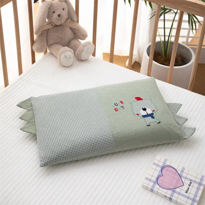 Cartoon Pattern Children's Pillow Removable Washable Baby Pillow with Zipper Household Breathable Cotton Boys Girls Pillow