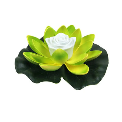 Solar Powered Night Light Energy Saving LED Lamp 18/28cm Artifical Floating Lotus Lotus Garden Pool Pond Fountain Decoration