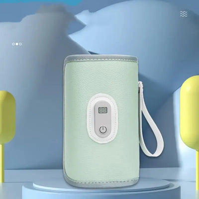 Digital Milk Bottle Insulation Cover for Children Universal Heating Milk Bottle Cover for Infants Outdoor Portable Milk Warmer