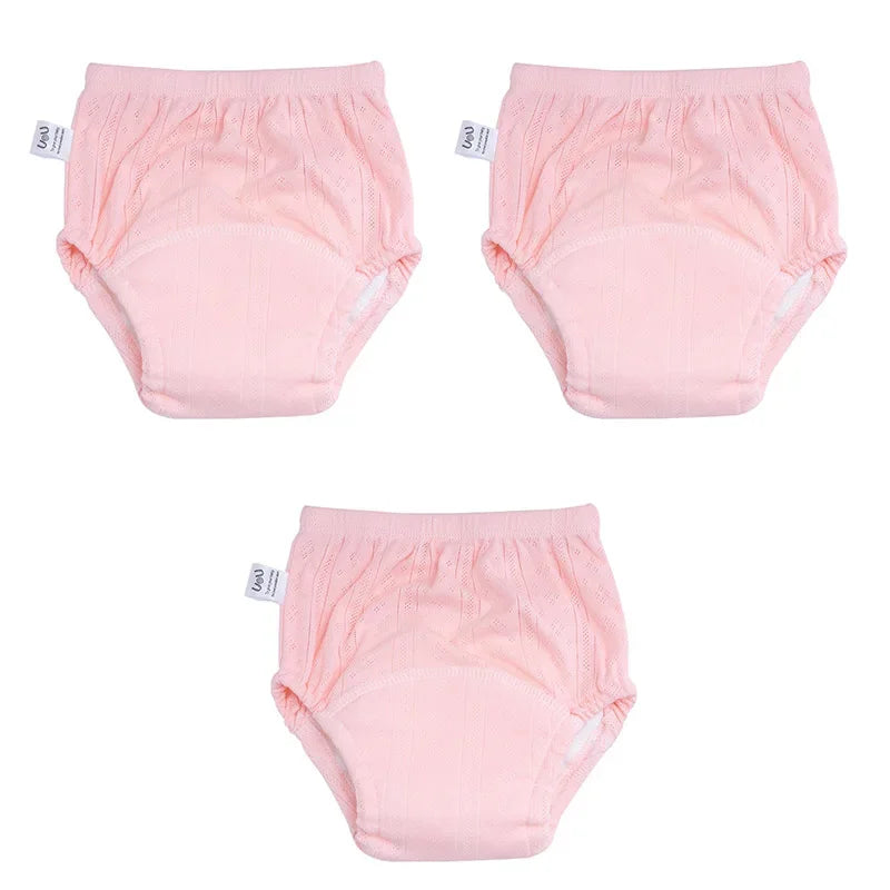 3PCS/LOT NEWBORN COTTON TRAINING PANTS SUMMER BABY SHORTS WASHABLE REUSABLE CLOTH DIAPERS INFANT NAPPIES