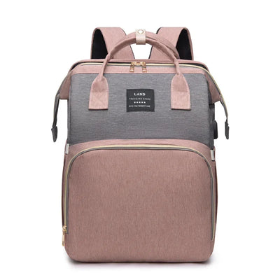 Mommy Bag Mosquito-Proof Multi-Functional Folding Crib Bottle Bag Travel Large-Capacity Dry And Wet Separation Mother Baby Bag