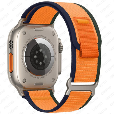 Trail Strap For Apple Watch Ultra 2 Band 49mm 45mm 44mm 42mm 40mm 41mm 38mm Nylon bracelet correa iwatch series10 9 8 7 6 5 4 SE