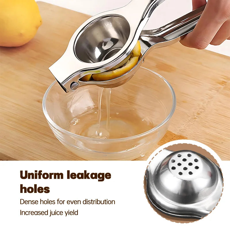 Lemon Squeezer Stainless Steel Manual Juicer Processor Hand Pressed Orange Citrus Fruit Juicer Portable Practical Kitchen Tools