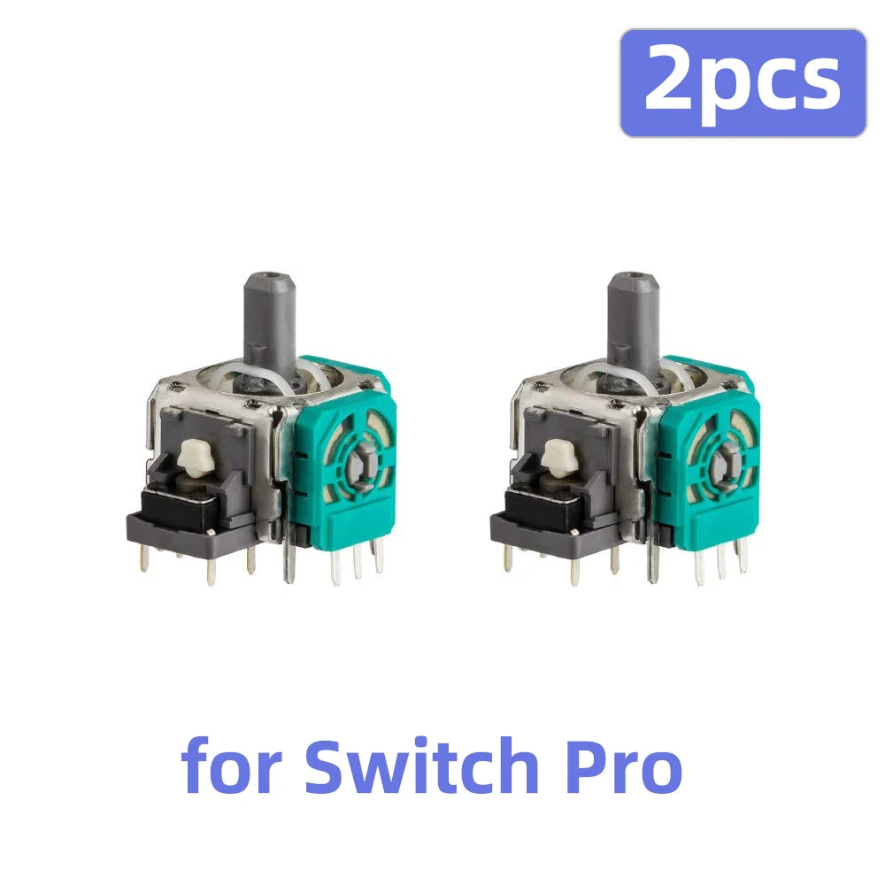 2Pcs Replacement 3D Analog Joystick for PS5/PS4/Switch Pro/Xbox One/Series Controller ThumbStick Repair Parts Accessory