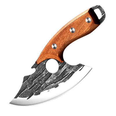 Forged Meat Cleaver Kitchen Chef Knife Fishing Boning Fruit Cutting Knife BBQ Butcher Portable Utility Viking Knife Can Opener