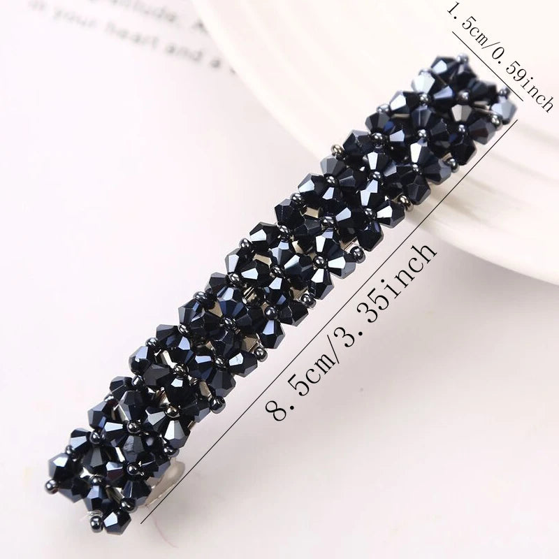 New Korean Elegant Hairpins Hairgrips Crystal Rhinestone Barrettes Hair Clips For Women Girls Hair Accessories