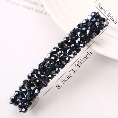 New Korean Elegant Hairpins Hairgrips Crystal Rhinestone Barrettes Hair Clips For Women Girls Hair Accessories