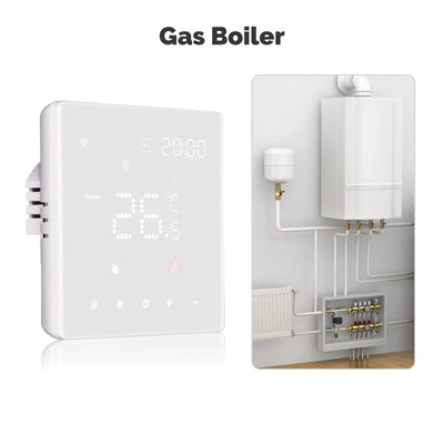MOES Tuya WiFi Smart Thermostat Programmable Temperature Controller Water Boiler Electric Heating Work With Alexa Google Home