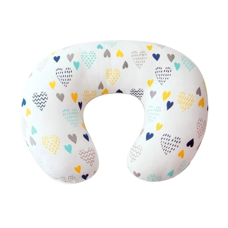Baby Nursing Pillow Cover Newborn Maternity Breastfeeding Pillow Cover Print U-shape Nursing Pillow Breathable Slipcover
