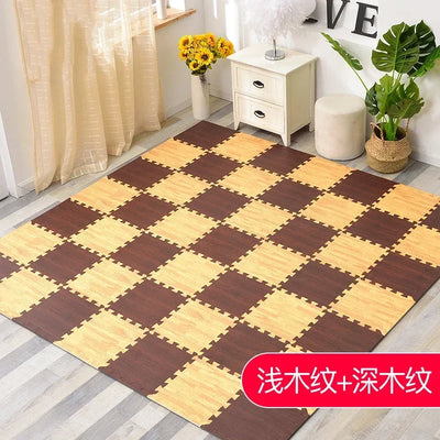 Game Activity Soft Floor Baby EVA Foam Play Gym Puzzle Mats Wooden Interlocking Exercise Tiles Crawling Carpet And Rug for Kids