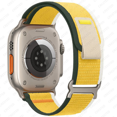 Trail Strap For Apple Watch Ultra 2 Band 49mm 45mm 44mm 42mm 40mm 41mm 38mm Nylon bracelet correa iwatch series10 9 8 7 6 5 4 SE
