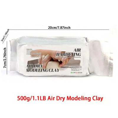 500g Professional Soft Clay High Quality Oven Bake Polymer Clay DIY Handmade Prototype Material Sculpture Soil Ceramic Doll Clay