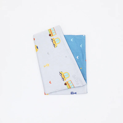 30X50CM BABY PILLOW AND CASE SET, COTTON PILLOWCASE AND PILLOW CORE WITH CARTOON PATTERN FOR KIDS BOYS AND GIRLS