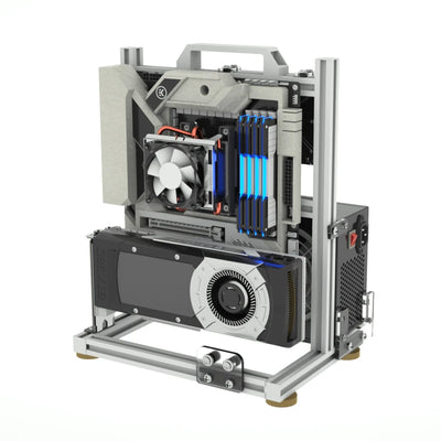 Open PC Case Frame Rack ITX MATX ATX EATX Gamers Cabinet DIY Water Cooler Desktop PC Creative Gabinete Gaming Chassis MOD