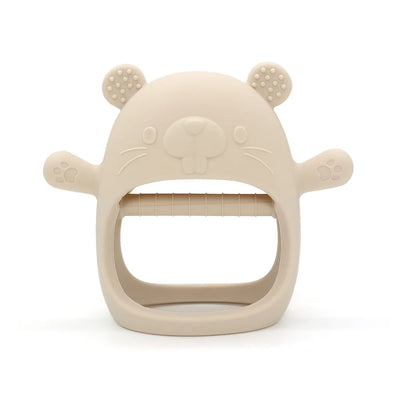 1PC BPA FREE CUTE CARTOON ANIMAL SILICONE TEETHER TOY BRACELET TEETHING GLOVE FOR BABY NEWBORN ACCESSORIES