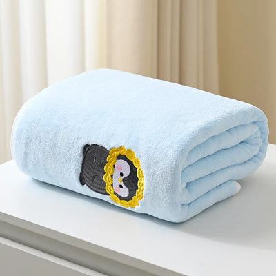 New Baby bath towel 43*41 inches children super soft absorbent baby bath absorbent quick drying towel quilt coral velvet blanket
