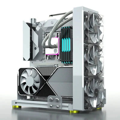 Open PC Case Frame Rack ITX MATX ATX EATX Gamers Cabinet DIY Water Cooler Desktop PC Creative Gabinete Gaming Chassis MOD