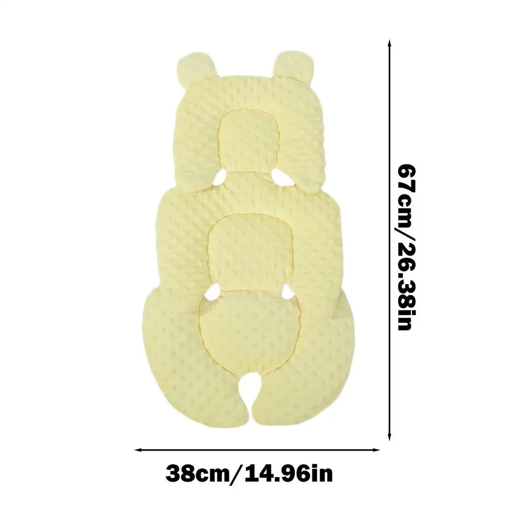 Baby Stroller Seat Cushion Pad for Car Puchair Liner Mat Thicken Cotton Breathable Cart Mattress Infant Baby Pram Accessories
