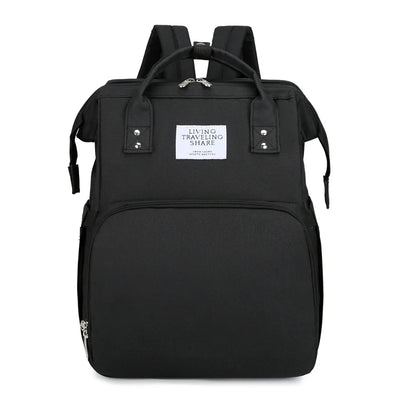 Large Capacity Foldable Crib Bag Portable Mummy Backpack Upgraded Version of Mummy Bag Multifunctional Outdoor Folding Mummy Bag