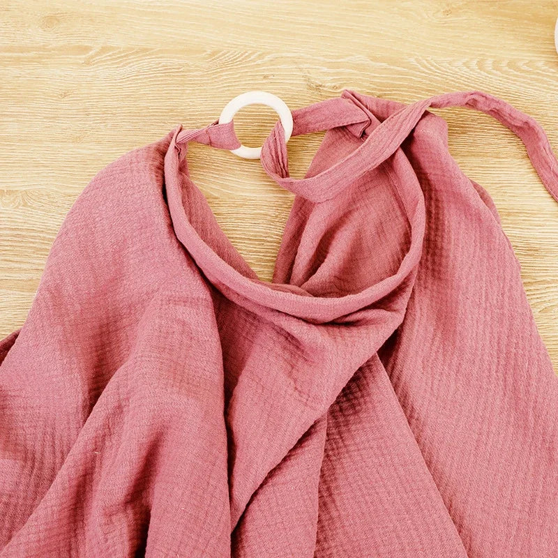 COTTON BREASTFEEDING COVER FOR MOTHERS – ADJUSTABLE NURSING APRON & STROLLER BLANKET FOR BABY FEEDING PRIVACY