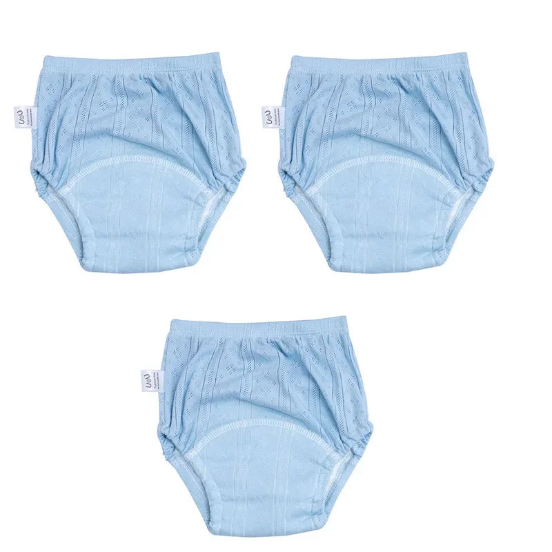3PCS/LOT NEWBORN COTTON TRAINING PANTS SUMMER BABY SHORTS WASHABLE REUSABLE CLOTH DIAPERS INFANT NAPPIES