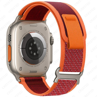 Trail Strap For Apple Watch Ultra 2 Band 49mm 45mm 44mm 42mm 40mm 41mm 38mm Nylon bracelet correa iwatch series10 9 8 7 6 5 4 SE