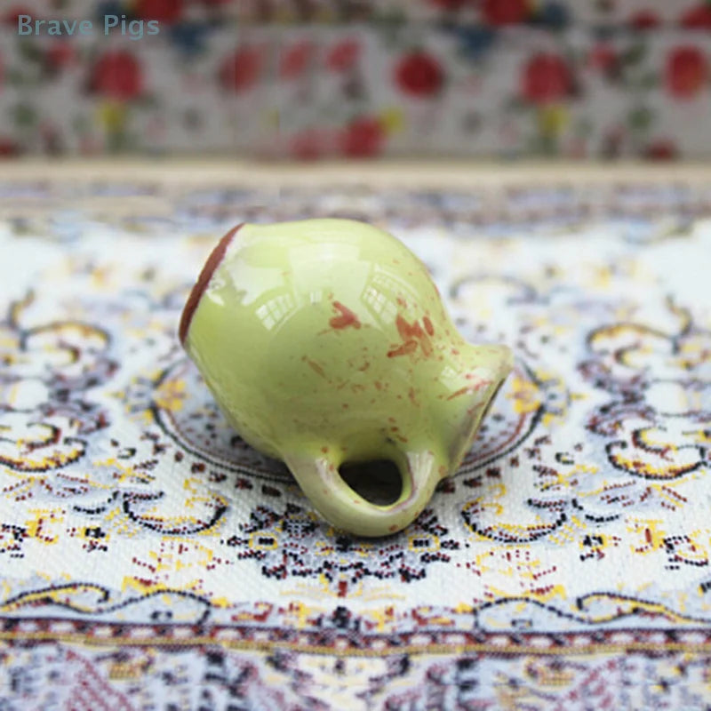 1:12 Miniature Ceramic Vase Dollhouse Diy Doll House Decor Accessories