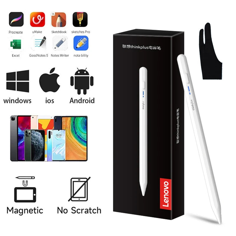 Lenovo thinkplus Universal BP16 Touch Pen For Tablet Mobile Android ios Phone iPad Accessories Drawing Tablet Stylus Pen
