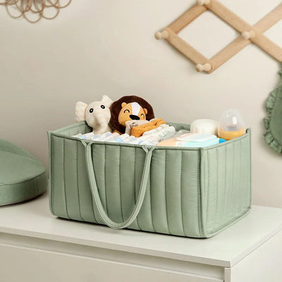 PANGDUBE Baby Diaper Organizer Bag Folding Portable Diaper Stackers & Caddies High Capacity Storage Bag for Baby Things