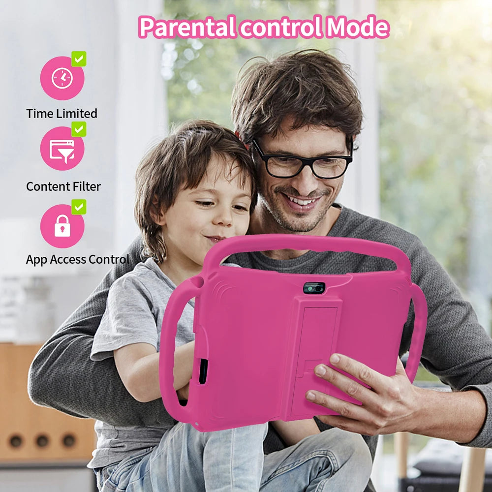2024 New 5G WIFI Children's Tablet 4GB RAM 64GB ROM Portable Mini Tablet Quad Core Dual Camera 4000mAh Android 13